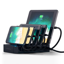 Load image into Gallery viewer, 5-Port USB Charging Station Dock