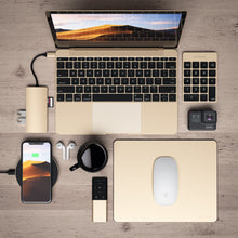 Load image into Gallery viewer, Aluminum Slim Rechargeable Bluetooth Keypad
