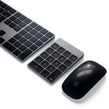 Load image into Gallery viewer, Aluminum Slim Rechargeable Bluetooth Keypad