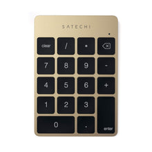 Load image into Gallery viewer, Aluminum Slim Rechargeable Bluetooth Keypad