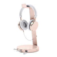 Load image into Gallery viewer, Aluminum USB 3.0 Headphone Stand