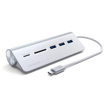 Load image into Gallery viewer, Type-C Aluminum USB Hub & Card Reader