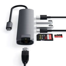 Load image into Gallery viewer, USB-C Slim Multi-Port with Ethernet Adapter