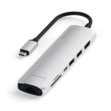 Load image into Gallery viewer, USB-C Slim Multi-Port with Ethernet Adapter