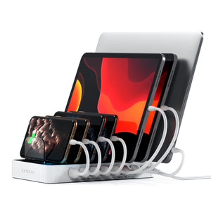 7-Port USB Charging Station Dock