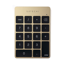 Load image into Gallery viewer, Aluminum Slim Rechargeable Bluetooth Keypad
