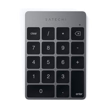 Load image into Gallery viewer, Aluminum Slim Rechargeable Bluetooth Keypad
