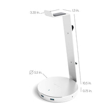 Load image into Gallery viewer, Aluminum USB 3.0 Headphone Stand
