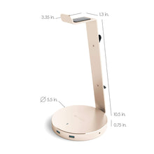 Load image into Gallery viewer, Aluminum USB 3.0 Headphone Stand
