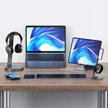 Load image into Gallery viewer, Aluminum USB 3.0 Headphone Stand
