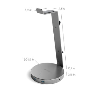 Aluminum USB 3.0 Headphone Stand
