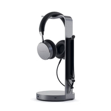 Load image into Gallery viewer, Aluminum USB Headphone Stand
