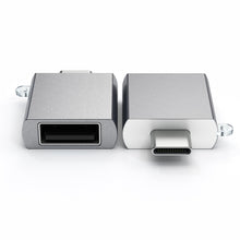 Load image into Gallery viewer, Aluminum USB-C to USB-A 3.0 Adapter
