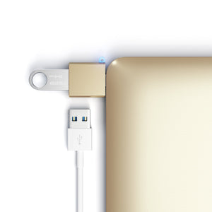 Aluminum USB-C to USB-A 3.0 Adapter