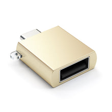 Load image into Gallery viewer, Aluminum USB-C to USB-A 3.0 Adapter
