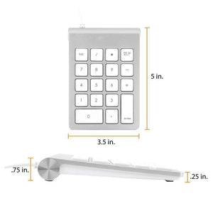 Aluminum USB Numeric Keypad