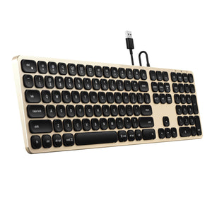 Aluminum Wired USB Keyboard