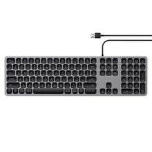 Load image into Gallery viewer, Aluminum Wired USB Keyboard
