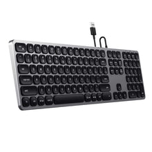 Load image into Gallery viewer, Aluminum Wired USB Keyboard
