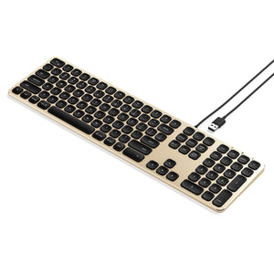 Aluminum Wired USB Keyboard
