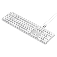 Load image into Gallery viewer, Aluminum Wired USB Keyboard
