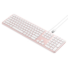Load image into Gallery viewer, Aluminum Wired USB Keyboard
