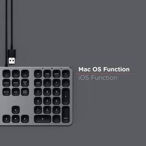 Aluminum Wired USB Keyboard
