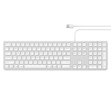 Load image into Gallery viewer, Aluminum Wired USB Keyboard
