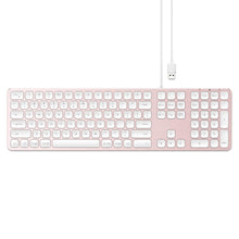 Load image into Gallery viewer, Aluminum Wired USB Keyboard
