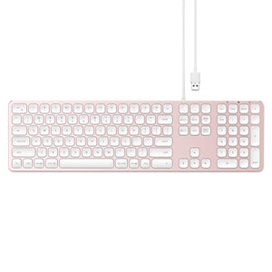 Aluminum Wired USB Keyboard