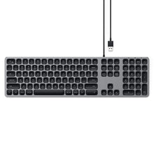 Load image into Gallery viewer, Aluminum Wired USB Keyboard
