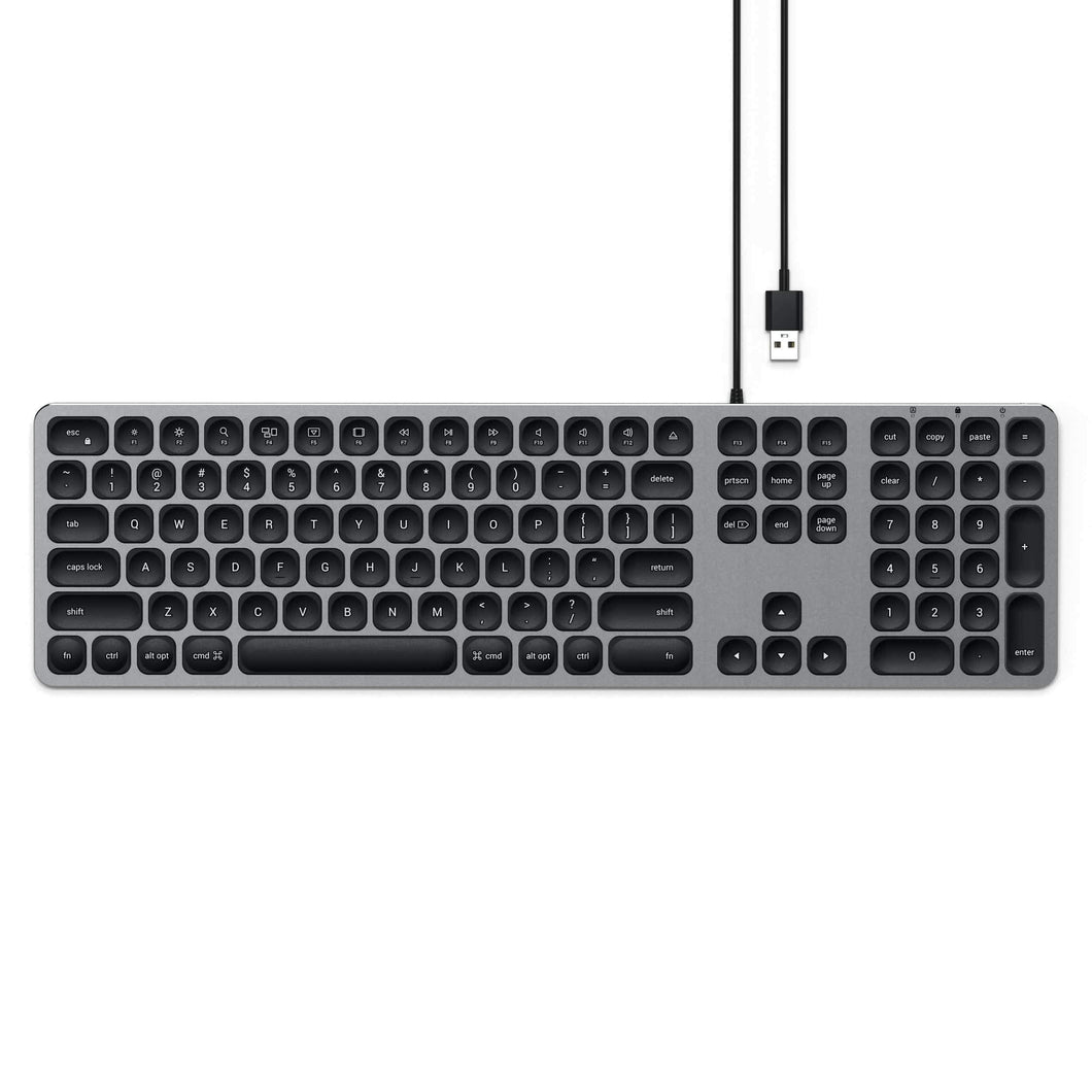 Aluminum Wired USB Keyboard