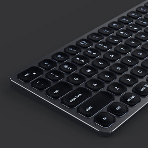Compact Backlit Bluetooth Keyboard
