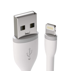 Flexible MFi-Certified Lightning USB Cable - 6 Inches