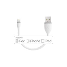 Load image into Gallery viewer, Flexible MFi-Certified Lightning USB Cable - 6 Inches
