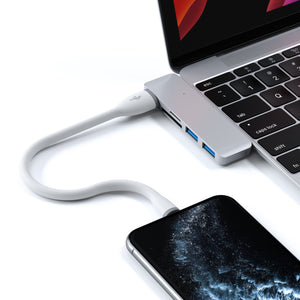 Flexible MFi-Certified Lightning USB Cable - 10 Inches