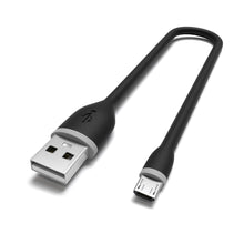 Load image into Gallery viewer, Flexible Micro USB to USB Cable - 10 Inches
