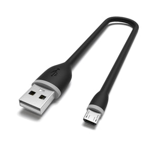 Flexible Micro USB to USB Cable - 10 Inches
