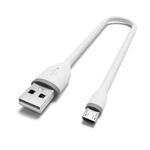 Flexible Micro USB to USB Cable - 10 Inches