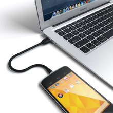 Load image into Gallery viewer, Flexible Micro USB to USB Cable - 10 Inches

