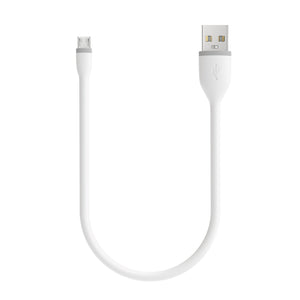 Flexible Micro USB to USB Cable - 10 Inches
