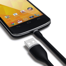 Load image into Gallery viewer, Flexible Micro USB to USB Cable - 6 Inches
