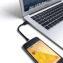 Load image into Gallery viewer, Flexible Micro USB to USB Cable - 6 Inches
