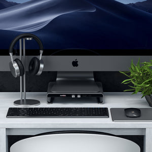 Type-C Aluminum Monitor Stand Hub for iMac