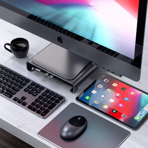 Type-C Aluminum Monitor Stand Hub for iMac
