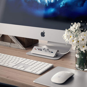 Type-C Aluminum USB Hub & Card Reader