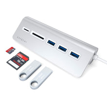 Load image into Gallery viewer, Type-C Aluminum USB Hub &amp; Card Reader
