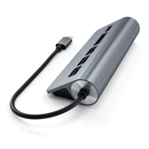 Type-C Aluminum USB Hub & Card Reader