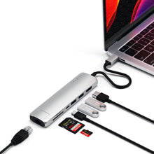 Load image into Gallery viewer, USB-C Slim Multi-Port with Ethernet Adapter
