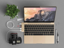 Load image into Gallery viewer, Type-C USB 3.0 3-in-1 Combo Hub

